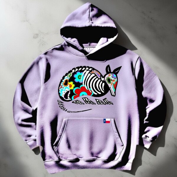 dia de los muertos hoodie fiesta plum