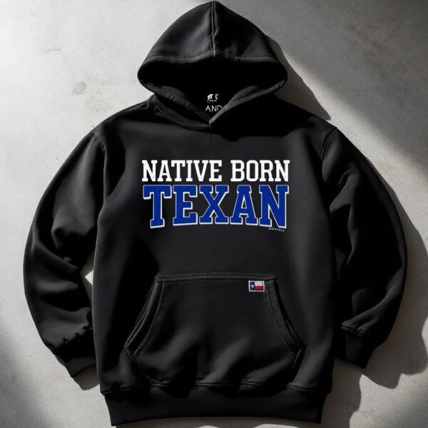 native born black hoodie